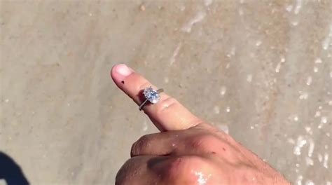 Diamond ring worth $40,000 is found on a Florida beach — and returned ...