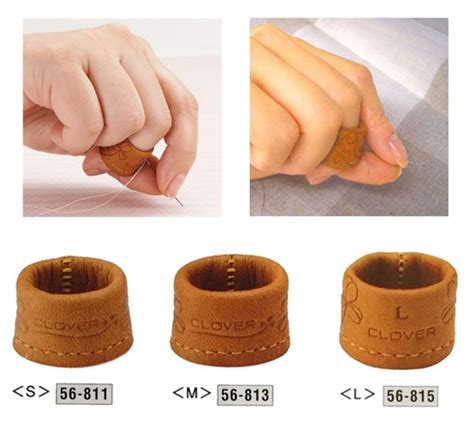 Japanese Clover Leather Thimble Sewing Quilting Embroidery Tool - Etsy ...