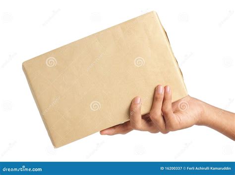 De levering van het pakket stock afbeelding. Image of draag - 16200337