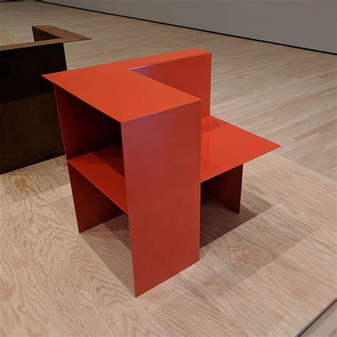 Donald Judd metal furniture