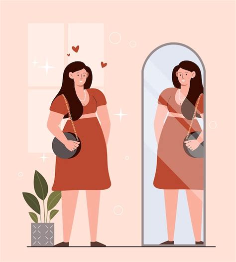 Premium Vector | High self esteem concept