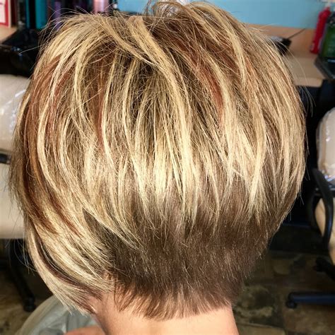 Back View Of Stacked Bob Haircuts