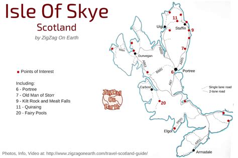 Printable Map Of Skye