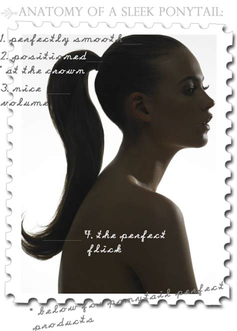 amour love ponytail perfect