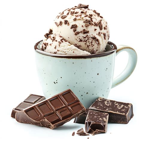 chocolate chip ice cream  stock photo public domain pictures