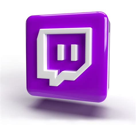 3d twitch logo Icon Purple Color PNG 9995713 PNG