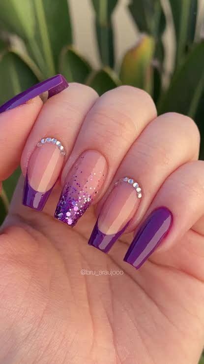 Ideias De Unha Lilas - Ideias De Unhas Lilas