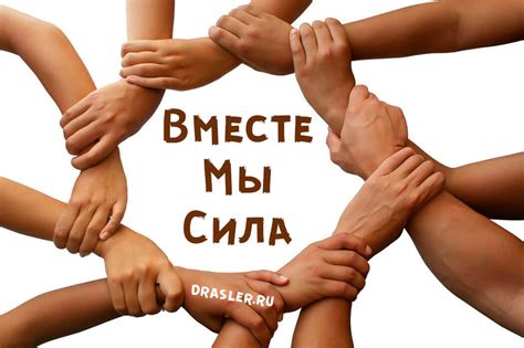Прикольные картинки, открытки "Вместе мы сила" - подборка