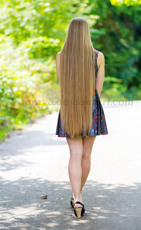 Very long hair by Orava on deviantART | Very long hair, Long silky hair