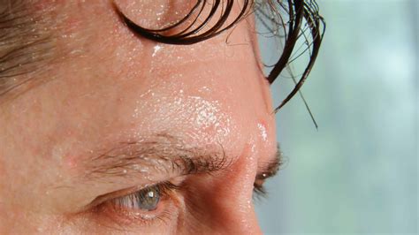 Face of very sweating man - Hidrex USA