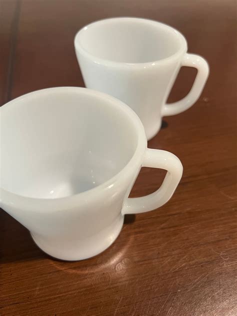 Vintage Federal Glass, White Milk Glass Coffee/tea Mug Heat Proof USA