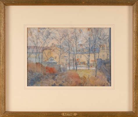 Lot - LOUIS CHARLES VOGT (Ohio/California, 1864-1939), Buildings near a