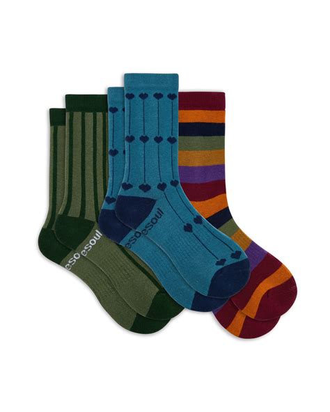 Kennedy Walsh High Sock 3 Pack Mixed – doublesoul