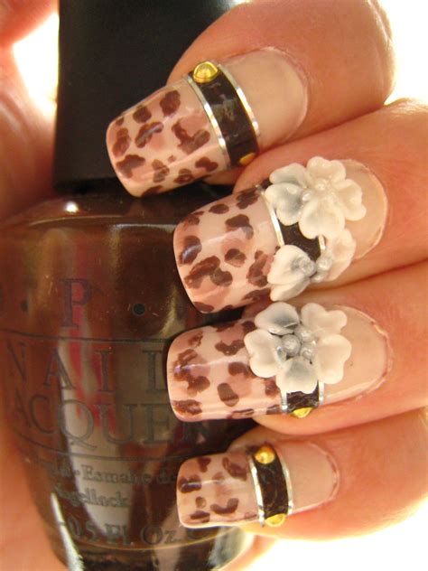 nail art leopard print 13