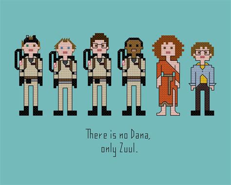 Parody ghostbusters cross stitch pattern digital download instant
