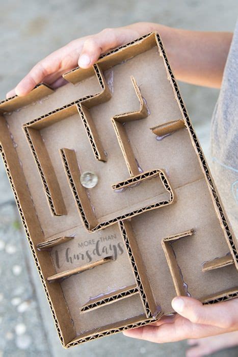 DIY Kessel Run Marble Maze - Upcycled Cardboard | Marble maze, Mazes ...