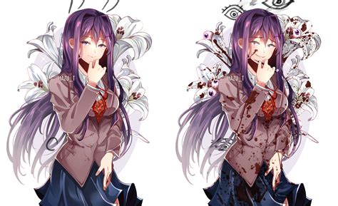 DDLC - Yuri by hazu-t on DeviantArt