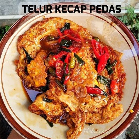 Resep Telur Kecap Pedas