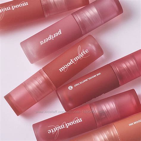 Матовий тінт для губ Peripera Ink Mood Matte Tint Peach Puree, 155 грн ...