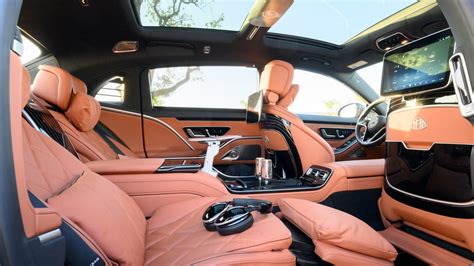 super nice car maybach interior