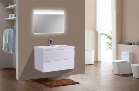 Wall Mounted Vanities Bathroom : Madeli Cube 72" Double Wall-Mounted Bathroom Vanity for ...