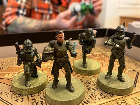 finished painting  st legion clone troopers     army