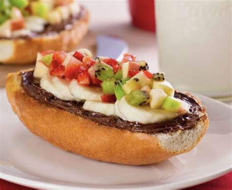 mollete dulce de  kcal receta facil en la app avena