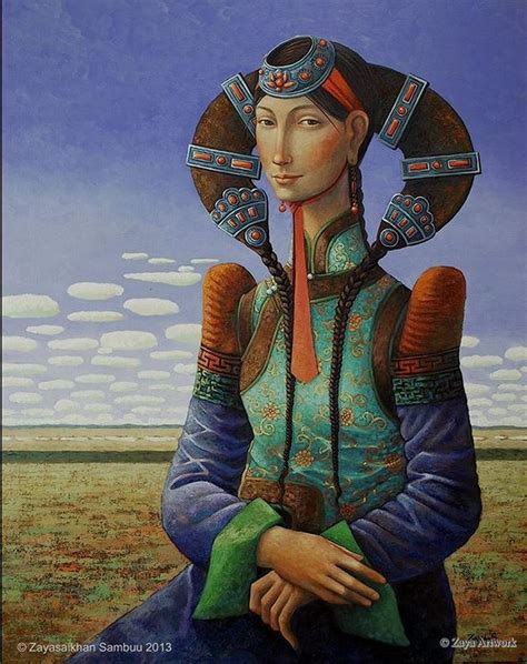 Zayasaikhan Sambuu | Краска, Монголия, Искусство сюрреализма