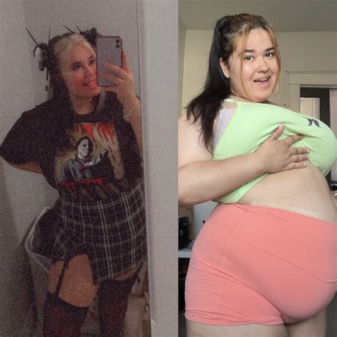 the amount of weight i’ve gained in one year is crazy 🥹🙈 : r/feederism