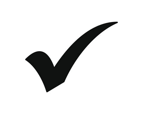 Check mark icon isolated on white background 22930683 Vector Art at Vecteezy
