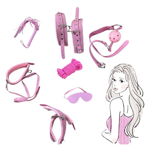 Kits de Bondage BDSM, Juguetes sexuales, juego de restricción de cuero