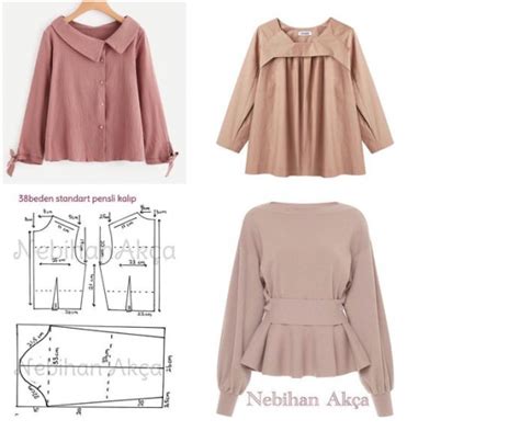 Выкройки блузок на все случаи жизни | Fashion sewing pattern, Dress ...