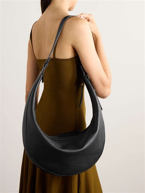 KHAITE Augustina textured-leather shoulder bag | NET-A-PORTER