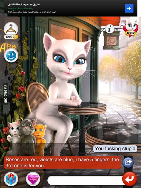 Talking angela is angry - 9GAG