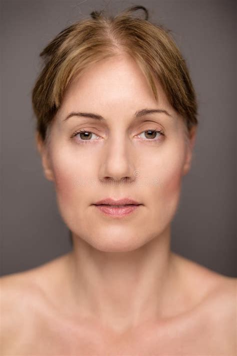 Matue Woman Beauty Portrait Stock Photo - Image of mature, smiling ...