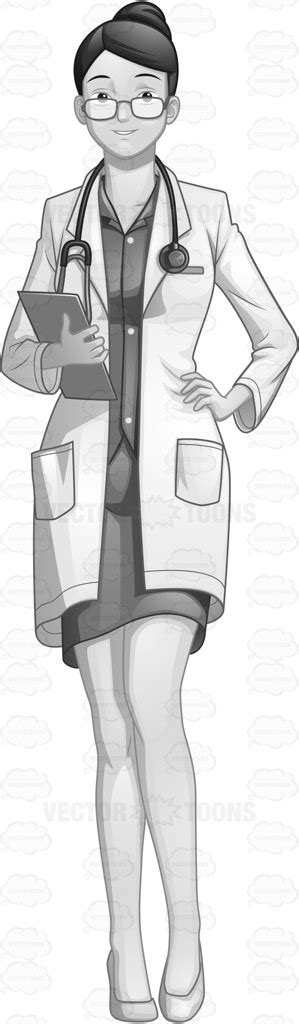 Female Doctor Drawing at PaintingValley.com | Explore collection of ...