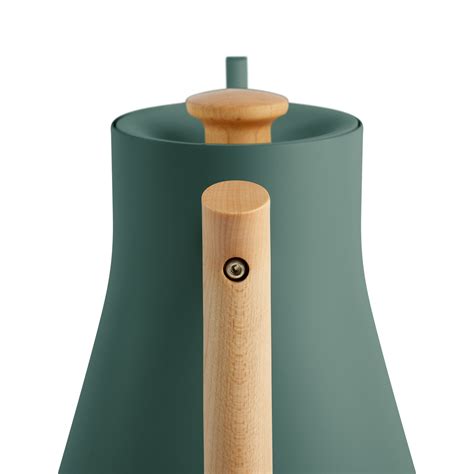 Fellow Stagg EKG Electric Kettle / Smoke Green/Maple | Borough Kitchen