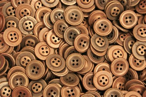 buttons hooked  sewing