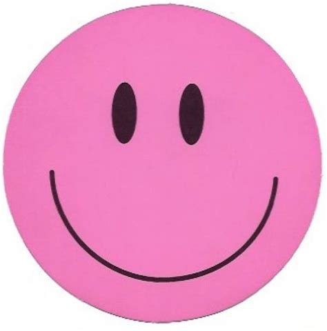 Pink Happy Face Sticker, Smiley Face, Sixties, Retro, Hippie - Etsy