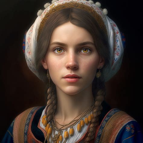 Slavic girls (Neural network + retouching) on Behance