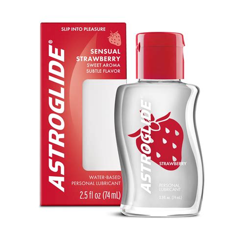 Astroglide Sensual Strawberry Liquid, Water Based Personal Lubricant