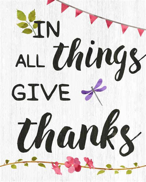 In All Things Give Thanks 1 Thessalonians 5:18 Bible Verse | Etsy