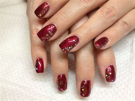 gel nail color red 7
