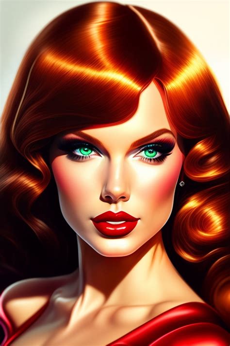 Lexica - Taylor swift cosplaying as jessica rabbit, by artgerm