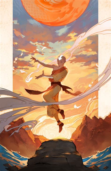 safebooru boy aang aerokinesis arm tattoo arrow tattoo avatar