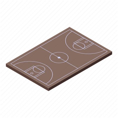 Basketball, court, isometric icon - Download on Iconfinder