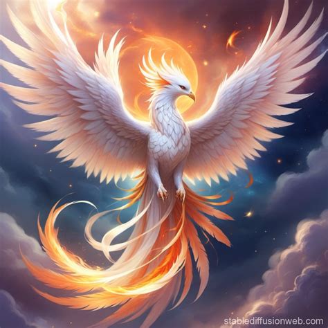 Phoenix, Death, Angel, and Hourglass | Stable Diffusion Online