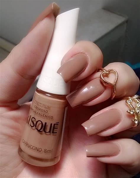 Unhas Decoradas Com Esmalte Nude