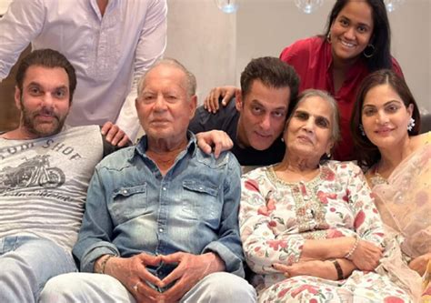 salman khan poses close  mom salma khan   celebrates eid