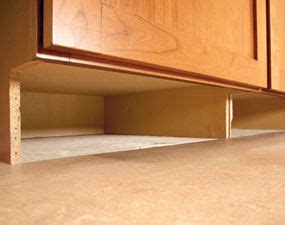 build  toe kick  kitchen cabinets anipinan kitchen